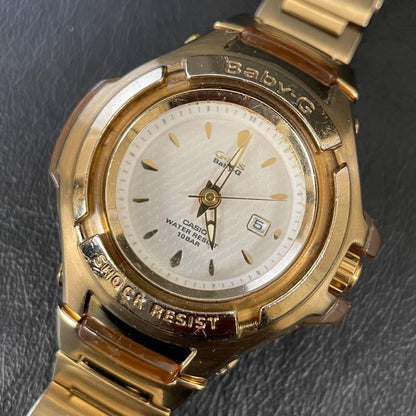 Casio Baby-G G-ms Gold Steel Model MSG with Brown Details Japanese Genuine