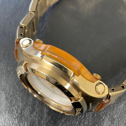 Casio Baby-G G-ms Gold Steel Model MSG with Brown Details Japanese Genuine