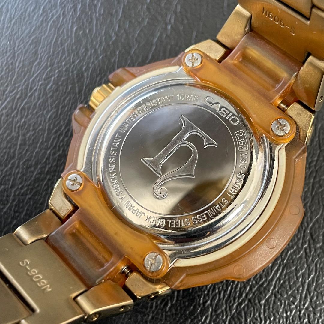 Casio Baby-G G-ms Gold Steel Model MSG with Brown Details Japanese Genuine