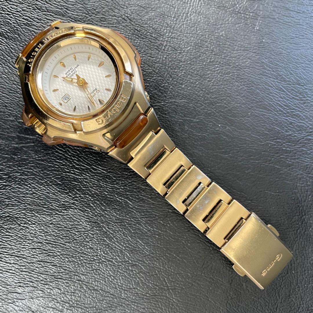 Casio Baby-G G-ms Gold Steel Model MSG with Brown Details Japanese Genuine
