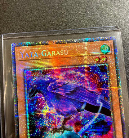 Yugioh Portugal Edition Yatagarasu Starlight Rare trading card BLCR-PT098 in new sleeve