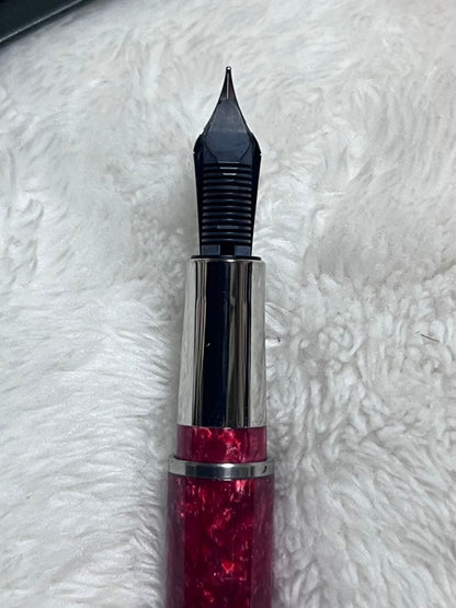 Pineider Avatar Lipstick Red F Fine Nib Pen — Japan Import