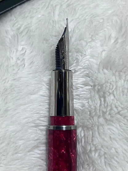 Pineider Avatar Lipstick Red F Fine Nib Pen — Japan Import