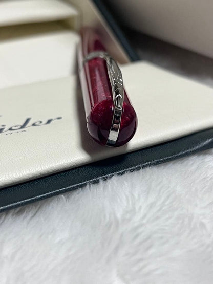 Pineider Avatar Lipstick Red F Fine Nib Pen — Japan Import