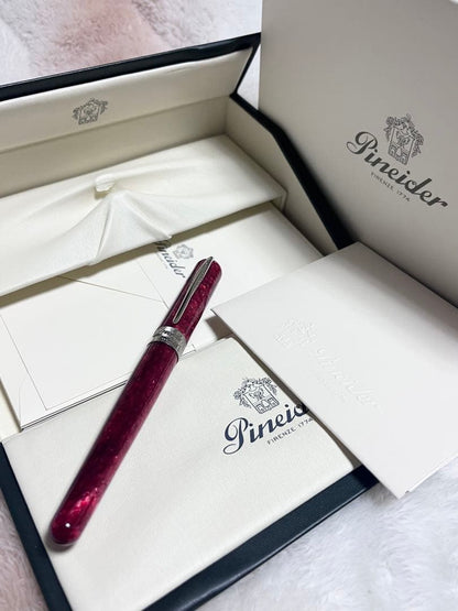 Pineider Avatar Lipstick Red F Fine Nib Pen — Japan Import