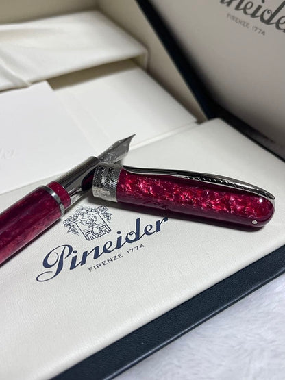 Pineider Avatar Lipstick Red F Fine Nib Pen — Japan Import