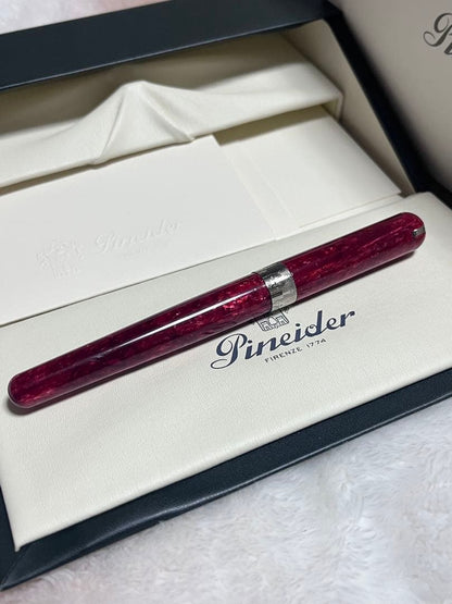 Pineider Avatar Lipstick Red F Fine Nib Pen — Japan Import