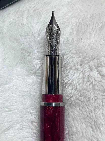 Pineider Avatar Lipstick Red F Fine Nib Pen — Japan Import