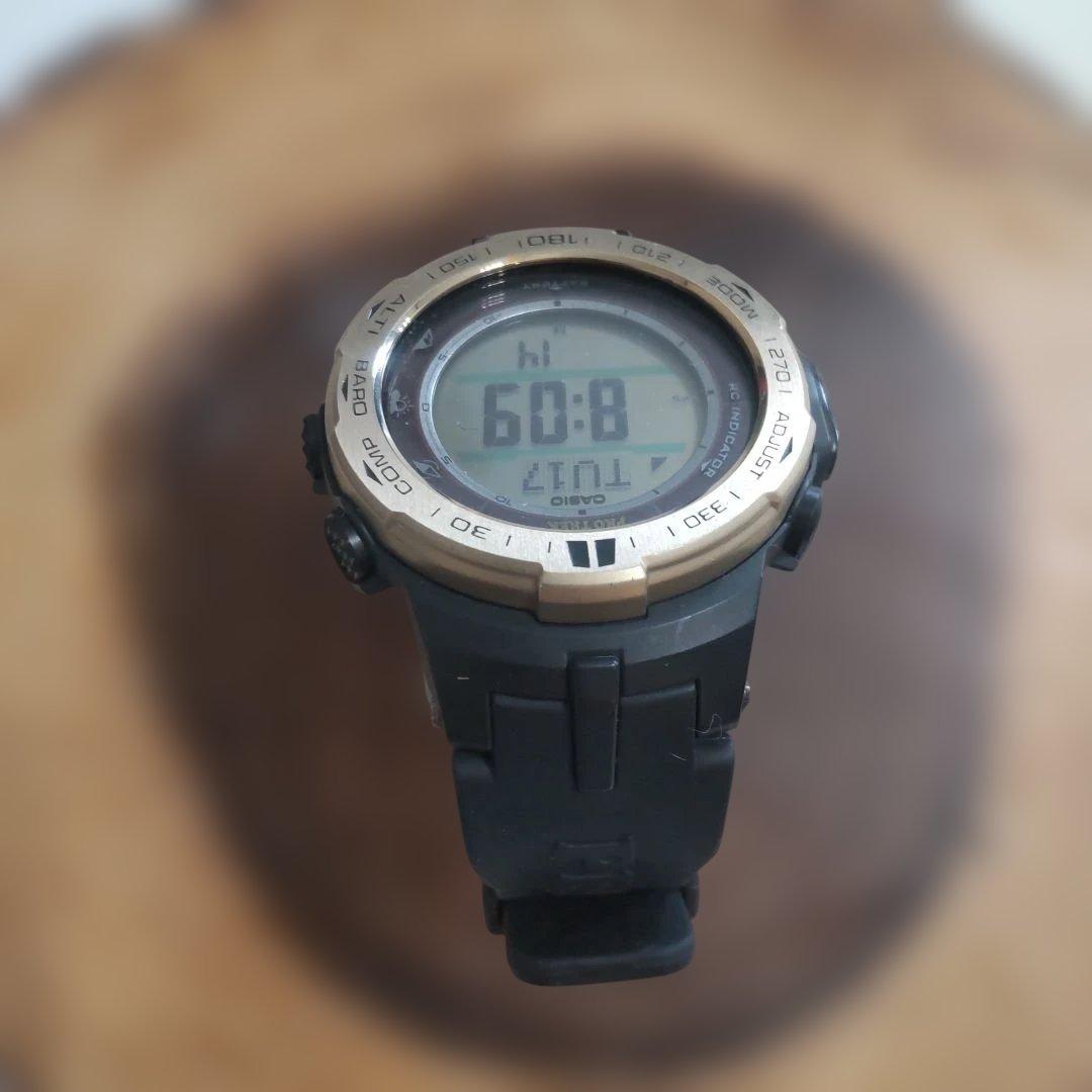 Casio Pro Trek Solar Gold Watch