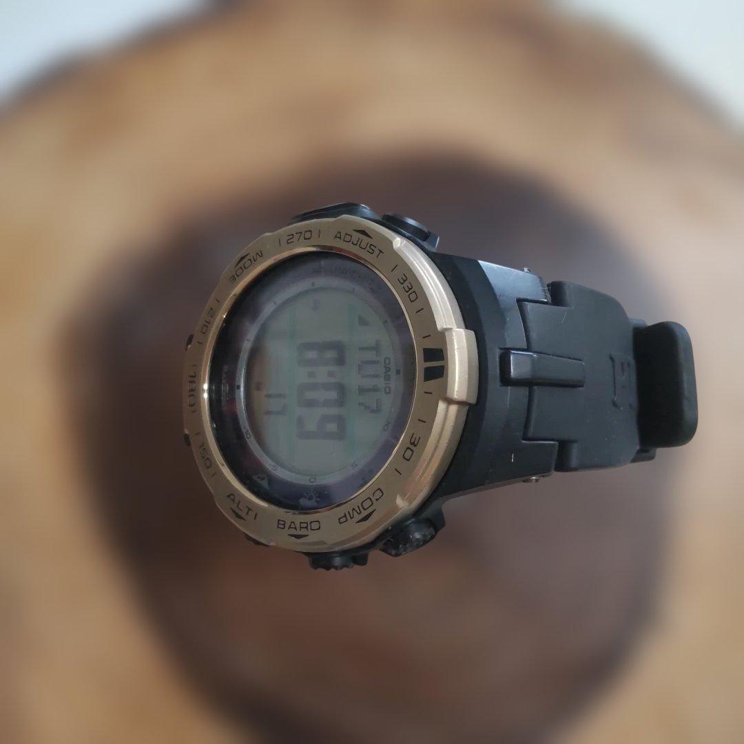Casio Pro Trek Solar Gold Watch