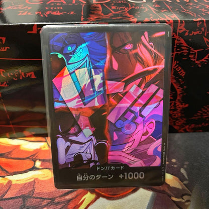 Used One Piece Second Anniversary Four Emperors Don Japanese trading card