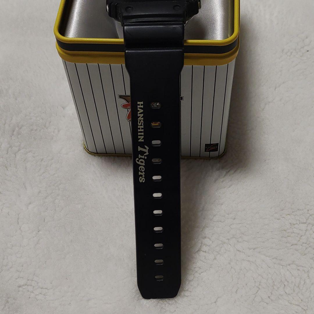 Casio G-Shock Hanshin Tigers Watch Model Unknown Black Resin Silicone Square Quartz Japan Import