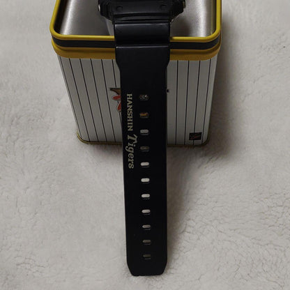 Casio G-Shock Hanshin Tigers Watch Model Unknown Black Resin Silicone Square Quartz Japan Import