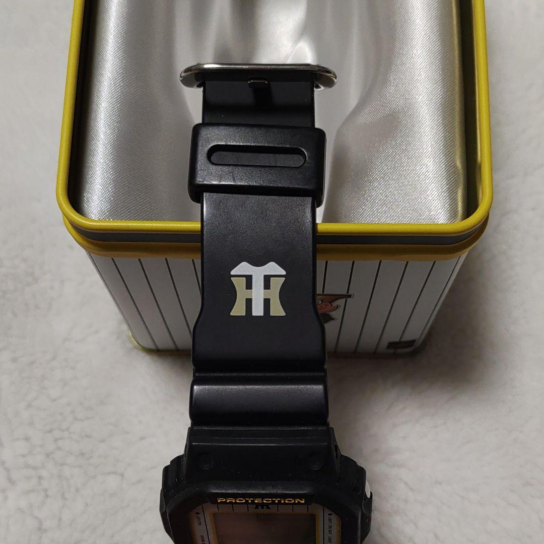 Casio G-Shock Hanshin Tigers Watch Model Unknown Black Resin Silicone Square Quartz Japan Import