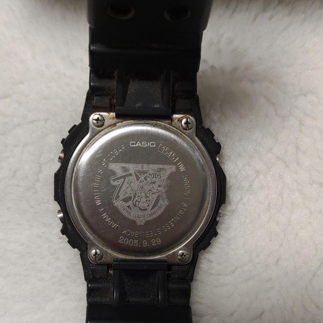 Casio G-Shock Hanshin Tigers Watch Model Unknown Black Resin Silicone Square Quartz Japan Import