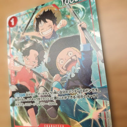 One Piece Monkey D. Luffy OP13 SR Parallel Card model 007 from Japan with SR rarity