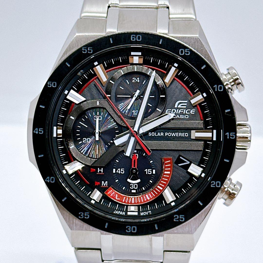 Casio Edifice EQS-920DB Model Men's Radio Solar Watch