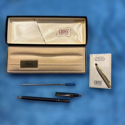 CROSS Ballpoint Pen Apple Logo Model Fix non-Working Ink Long Term Storage — Japan Import