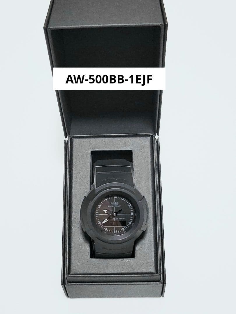 Casio G-Shock Series AW-500BB-1EJF Retro Analog-Digital Combo Watch — Japan Import