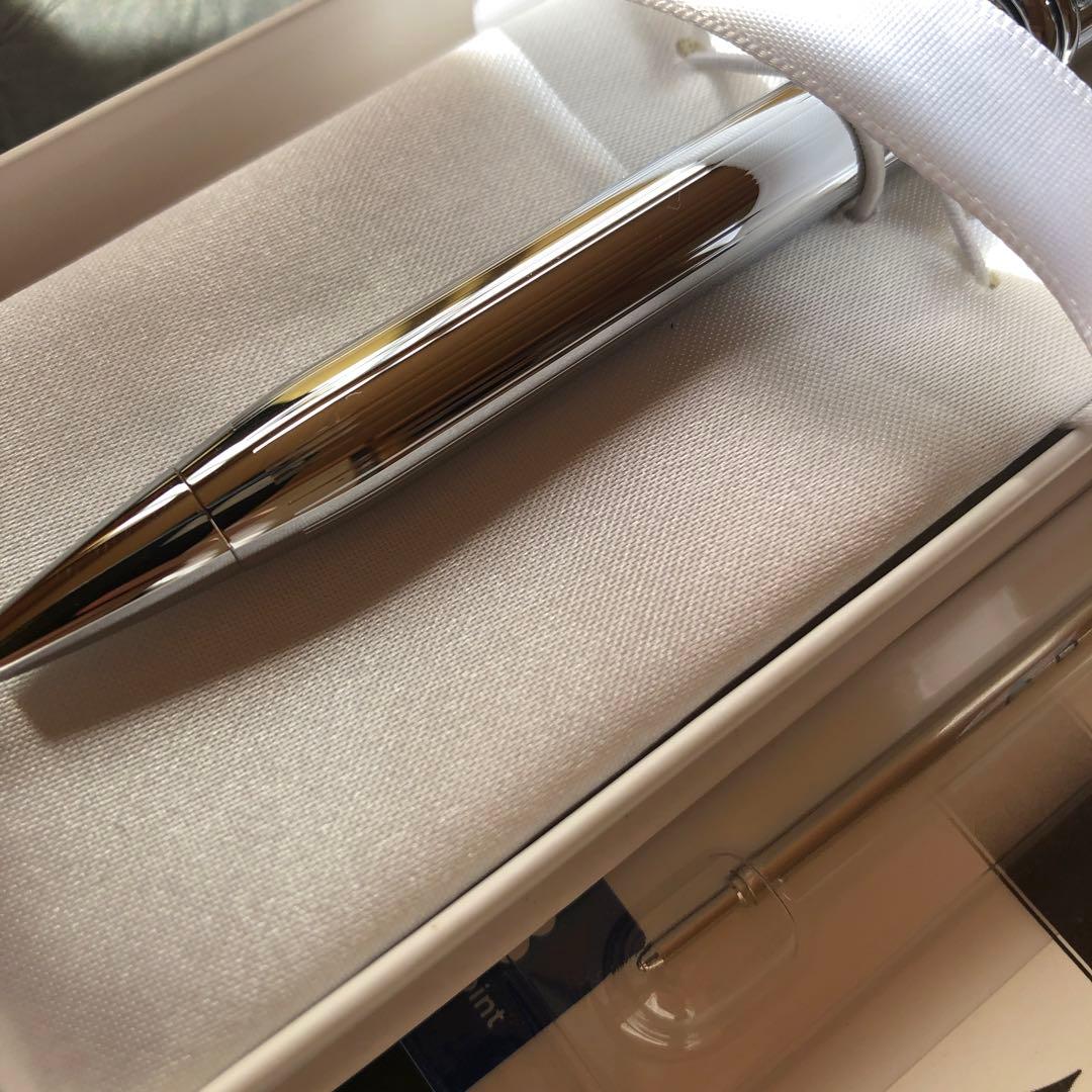 Cross Ballpoint Pen Refill 1 Piece Silver Used Japan Import