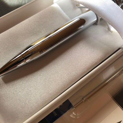 Cross Ballpoint Pen Refill 1 Piece Silver Used Japan Import