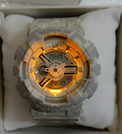 Casio Baby-G BA-110TP-8AJF Tribal Pattern Beige Digital-Analog Watch — Japan Import