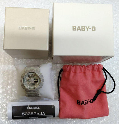 Casio Baby-G BA-110TP-8AJF Tribal Pattern Beige Digital-Analog Watch — Japan Import
