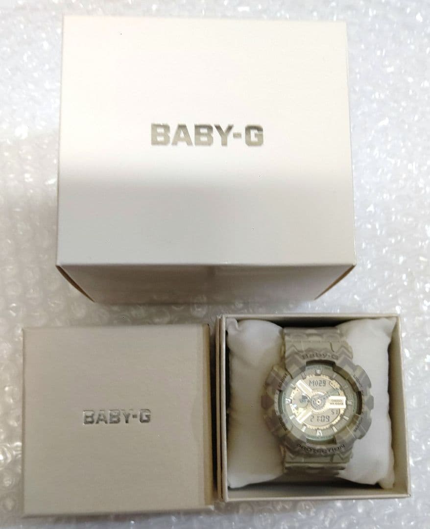 Casio Baby-G BA-110TP-8AJF Tribal Pattern Beige Digital-Analog Watch — Japan Import