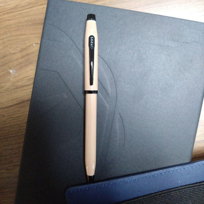 Cross Navy Leather Pen and Case Set