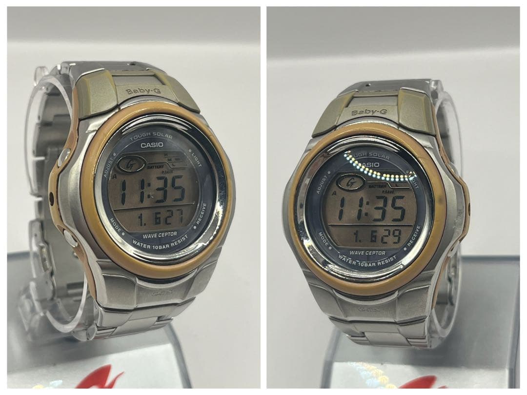 Casio Baby-G Solar Radio-Controlled Watch with Metal Band — Japan Import