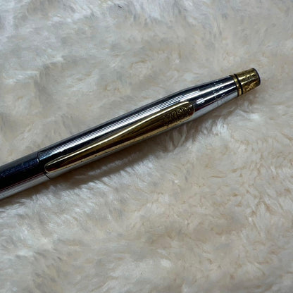 Cross Classic Century Twist Ballpoint Pen with slim silhouette and conical tip in black finish