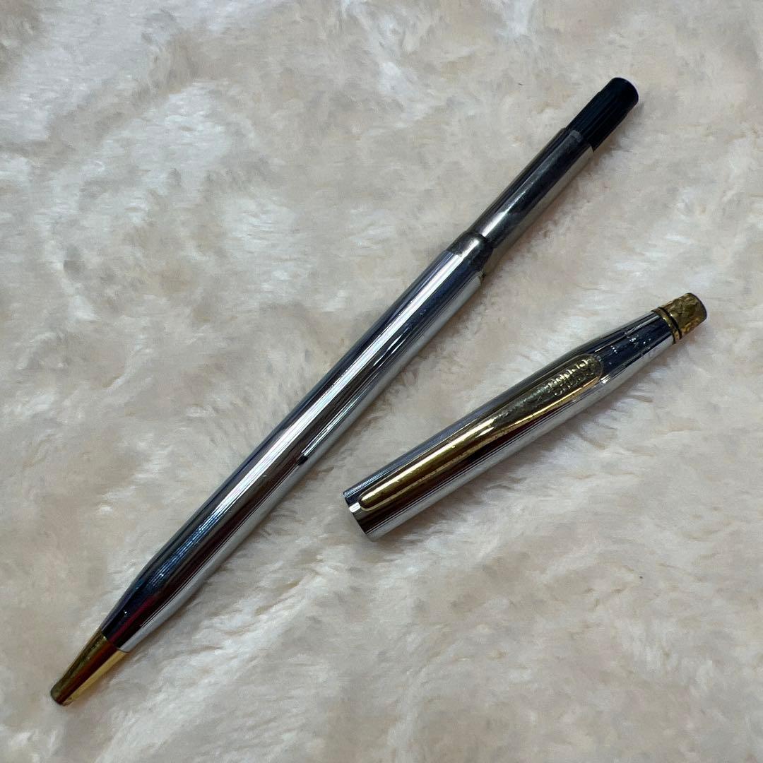 Cross Classic Century Twist Ballpoint Pen with slim silhouette and conical tip in black finish