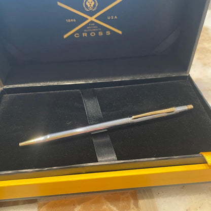 CROSS Medalist Ballpoint Pen with Chrome and Gold Trim