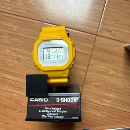 Casio G-Shock Digital Watch - Yellow Shock Resistant Water Resist with Band — Japan Import