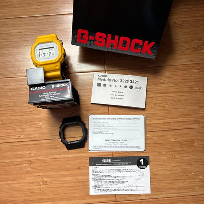 Casio G-Shock Digital Watch - Yellow Shock Resistant Water Resist with Band — Japan Import