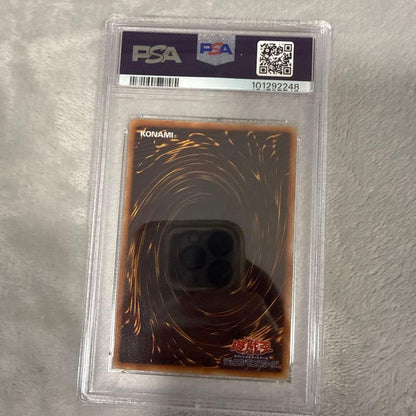 Yu-Gi-Oh! 2005 Sacred Flame Uria LORD OF Searing Flames Soilmate Rare card graded PSA 8