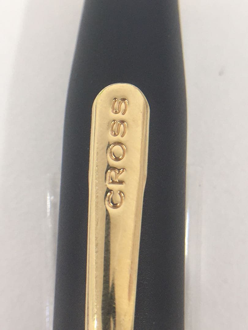 Cross Brand Black Ballpoint Pen Model TO.1187 with Gold Accents