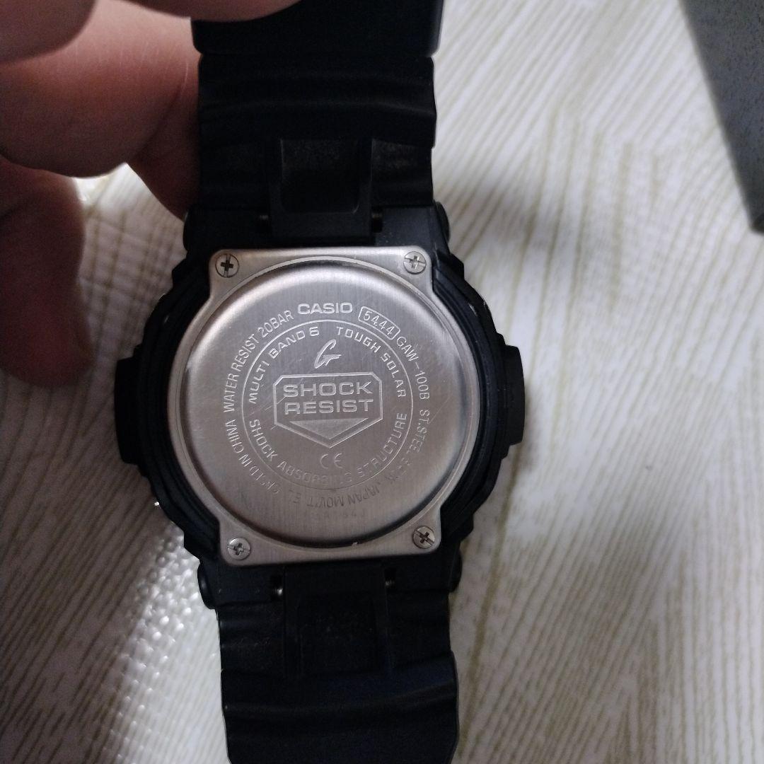 Casio G-Shock GAW-100B-1A2JF Radio Solar Watch with Box