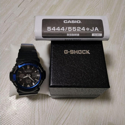 Casio G-Shock GAW-100B-1A2JF Radio Solar Watch with Box