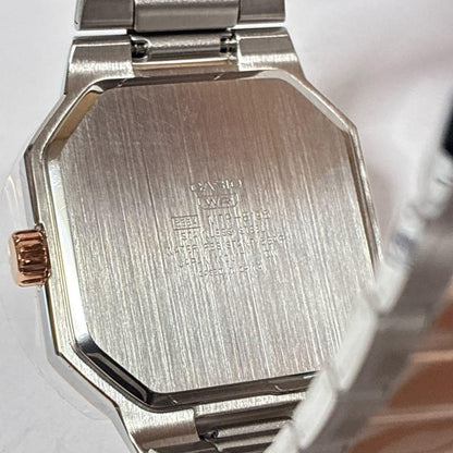 Casio MTP-B195RG Watch with Rose Gold and Navy Strap