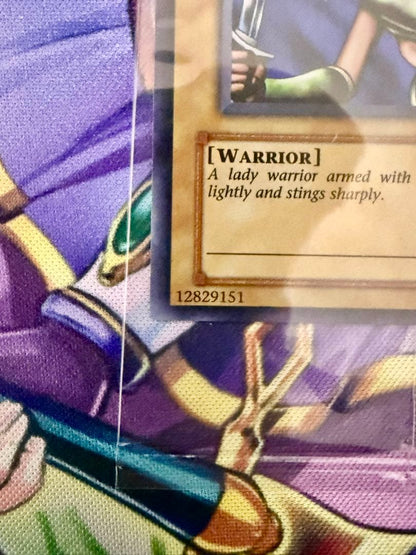 Bandai Yu-Gi-Oh WCS-001 Girl Warrior Canaan 2003 Asia Edition unopened card with notice and envelope Japan import