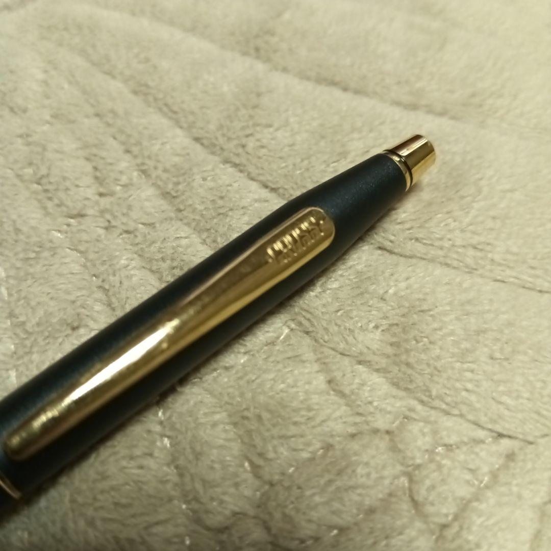 Cross Classic Century Ballpoint Pen Black with Gold Clip Japan Import