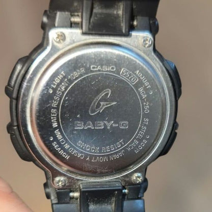 Casio Baby-G BGA-250 Analog Digital Watch Black — Japan Import