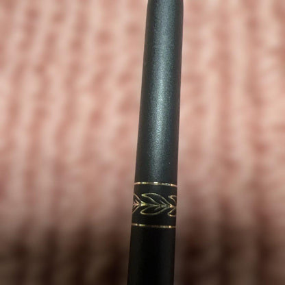 Cross AT.CROSS Non-Clip Round Leaf Inlay Ballpoint Pen with Case — Japan Import