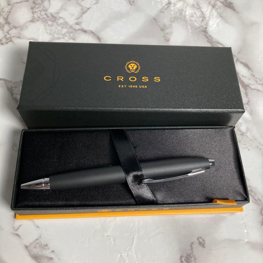 Cross Karei Series Matte Black Ballpoint Pen with Osaka University Engraving