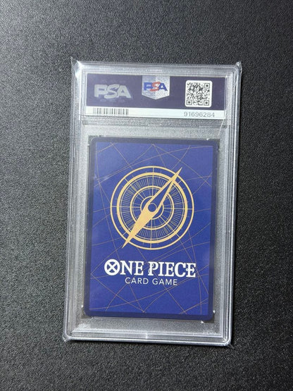 PSA10 Gem Mint 10 One Piece Aramaki OP06-043 parallel trade card from Duel Of The Supreme Warlords series