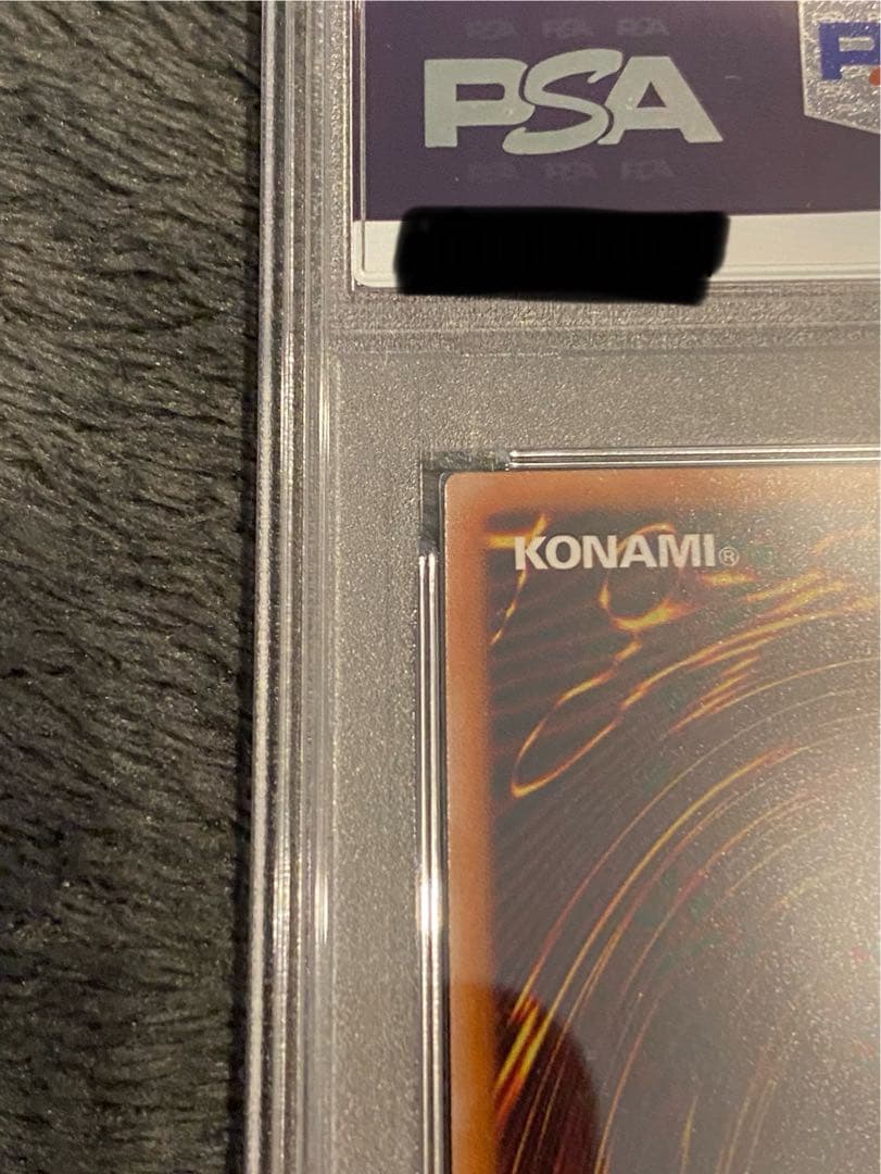 Yu-Gi-Oh Dark Ruler Dragon 25th Secret Rare PSA 10 graded effect monster card in protective case