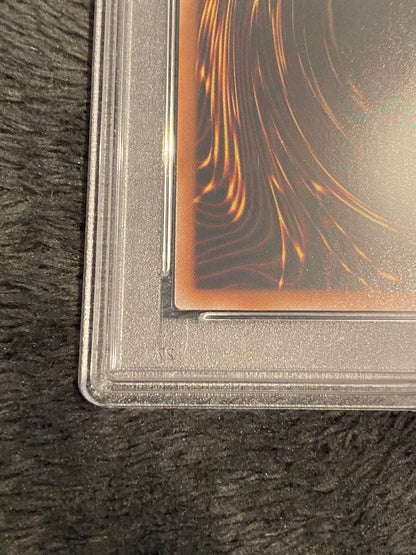 Yu-Gi-Oh Dark Ruler Dragon 25th Secret Rare PSA 10 graded effect monster card in protective case