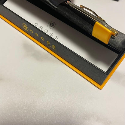 Cross Silver and Gold Design Ballpoint Pen with Premium Case