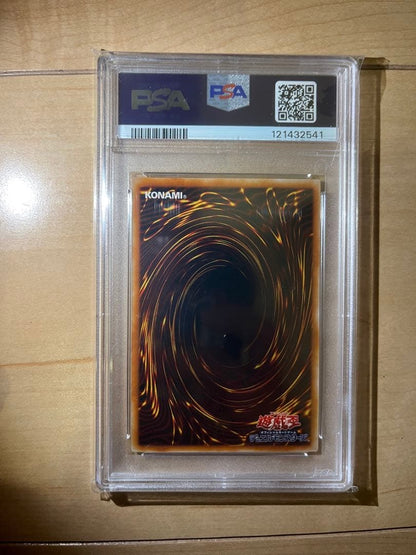 Yugioh PSA10 EHERO Shining Flare Wingman Secret Rare card in protective case showing front artwork
